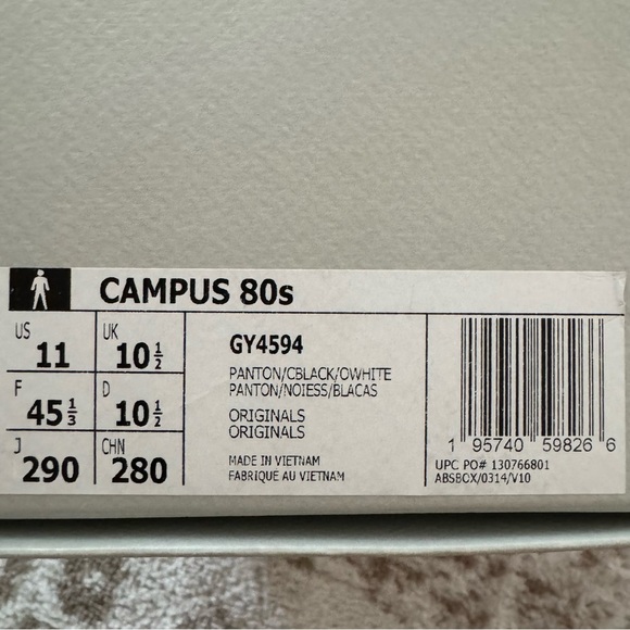 Adidas Campus 80s Mustard Yellow Suede Sneakers Men’s 11 Streetwear - Picture 7 of 12